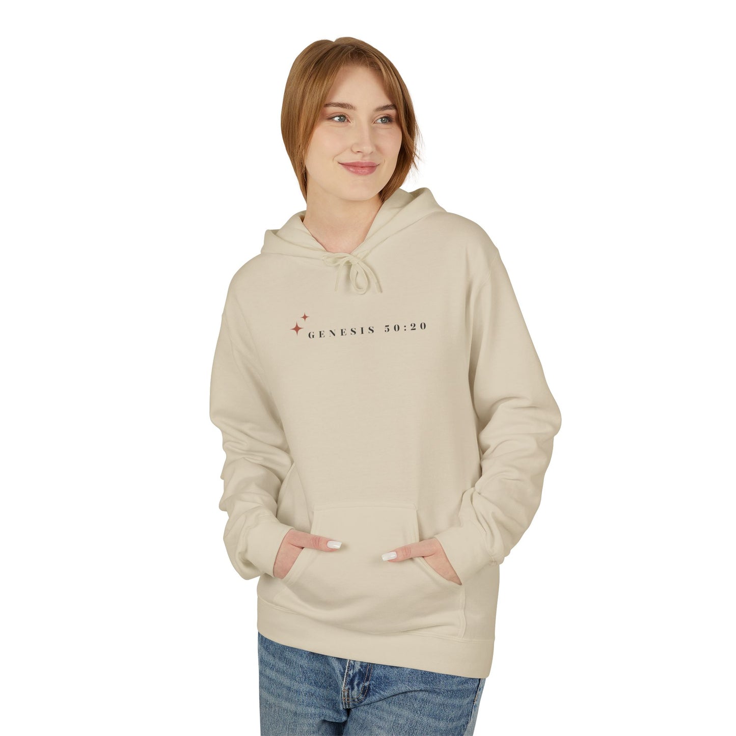 Genesis 50:20 Midweight Softstyle Fleece Hoodie