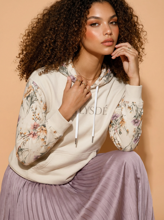 Kalysdé Signature Floral Pullover Hoodie